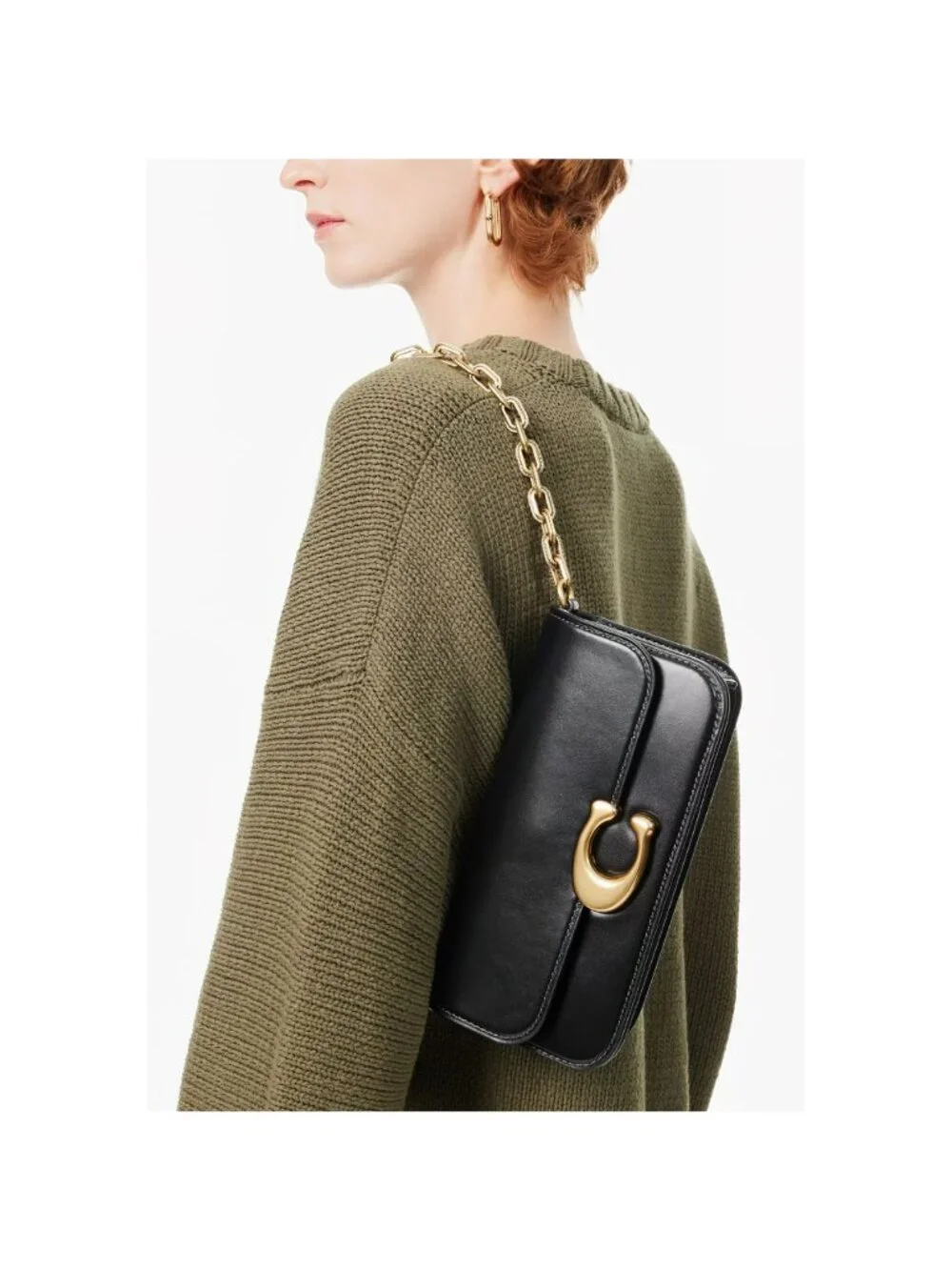 Coach Idol 23 Shoulder Bag Black OS